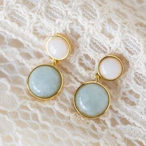 Mogano Earrings : Jade Jilly Studs from the summer 2025 Jillybox